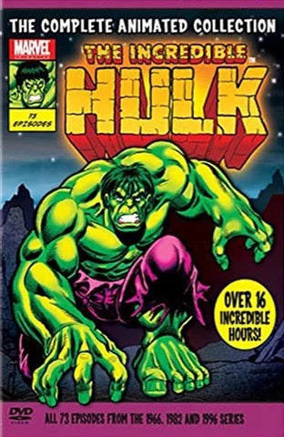 Image of Front Cover of 7xDVD - VG+/VG+ - STAN LEE, Incredible Hulk Complete Animated Collection (Marvel Animation; MAR1069, UK , Box Set), ,  - 4136237E