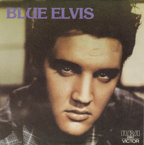 Image of Front Cover of 7" EP - VG/VG+ - ELVIS PRESLEY, Blue Elvis (RCA Victor ; 20667, Australia 1984, Picture Sleeve), Strong VG+, Slight Sticker Damage To Sleeve, Sleeve Creased,  - 4126085E