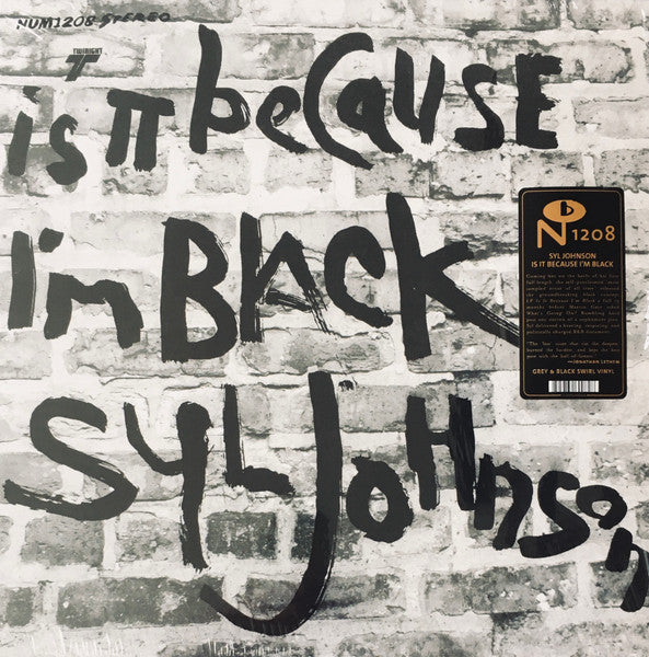 Image of Front Cover of LP - VG+/VG+ - SYL JOHNSON, Is It Because I�m Black (Numero Group; NUM1208, US 2022 Reissue, Pasteback Sleeve, Company Inner, Grey & Back Swirl Vinyl, 50th Anniversary Edition), Corner bump,  - 4146250S