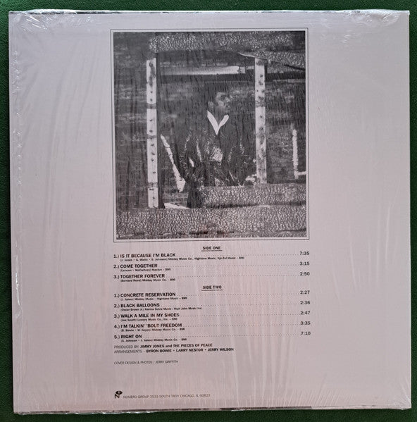 Image of Back Cover of LP - VG+/VG+ - SYL JOHNSON, Is It Because I�m Black (Numero Group; NUM1208, US 2022 Reissue, Pasteback Sleeve, Company Inner, Grey & Back Swirl Vinyl, 50th Anniversary Edition), Corner bump,  - 4146250S
