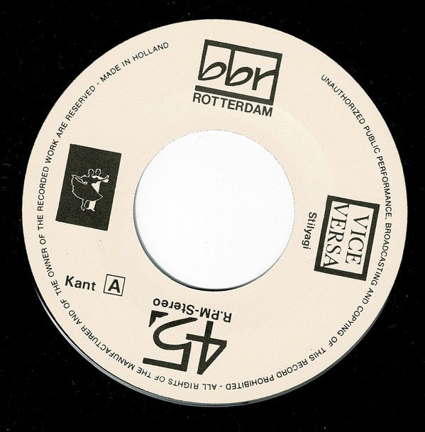 Image of Label Cover of 7" - G+/VG - VICE VERSA, Stilyagi / Eyes Of Christ (Backstreet Backlash Records ; BBR 003, Netherlands 1980, Picture Sleeve), Slight Fogging, Sticker Damage, Damage To Sleeve Opening,  - 4126522E