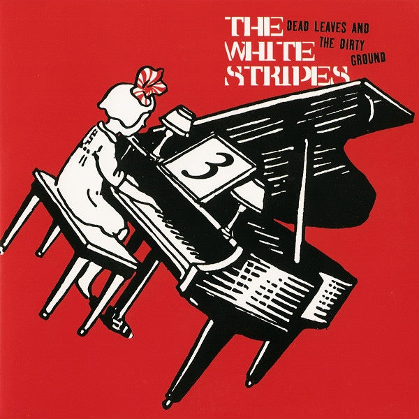Image of Front Cover of 7" - VG/VG+ - THE WHITE STRIPES, Dead Leaves And The Dirty Ground (Third Man Records; TMR-170, US 2012 Reissue, Picture Sleeve, RSD 2012. Opaque Red Vinyl), ,  - 4116395C