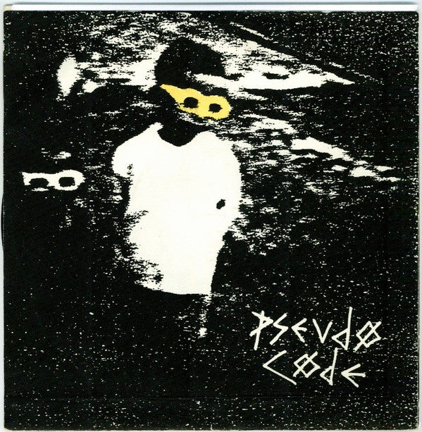 Image of Front Cover of 7" - VG/VG - PSEUDO CODE, Far Away From My Own Land (Sandwich Records ; SR03, Belgium 1980, Fold Over Sleeve With Hand Painted Goggles, Insert), ,  - 4126520E