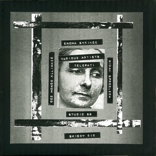 Image of Front Cover of 2x7" - VG/VG+ - VARIOUS, Telepati (Skiboy Records ; SKIBOY 010, Sweden 2008, Box Set, Booklet, 2 Inserts), Edge Wear To Box, A1 Enema Syringe � IdiotenA2 Enema Syringe � Finsk Cut-upB1 Goz Mongo Alliance � FrankB2 Goz Mongo Alliance � JohnnyC1 Studio SS � Connection But Weak	C2 Studio SS � Still Connected But Allmost DeadD1 Nimam Spregleda � KatastrofD2 Nimam Spregled � Ingen BalanceD3 Nimam Spregleda - Ein Traum - 4126515E