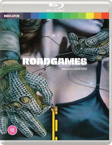 Image of Front Cover of Blu-Ray - VG+/VG+ - RICHARD FRANKLIN, Roadgames (Indicator; 198, UK 2021), ,  - 4136206E