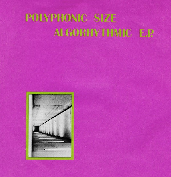 Image of Front Cover of 7" EP - VG/VG+ - POLYPHONIC SIZE, Algorhythmic E.P. (Sandwich Records ; 251079, Belgium 1979, Picture Sleeve), Strong VG+, Ring Wear, Sleeve Creased,  - 4126509E