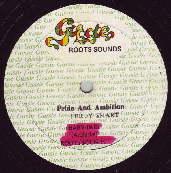 Image of Front Cover of LP - VG/VG+ - LEROY SMART, Pride And Ambition (Gussie Roots Sounds; GP 1006, Jamaica 1979), Writing On sleeve.WOL. a few light hairlines. Doesn't affect play. ,  - 4126533E