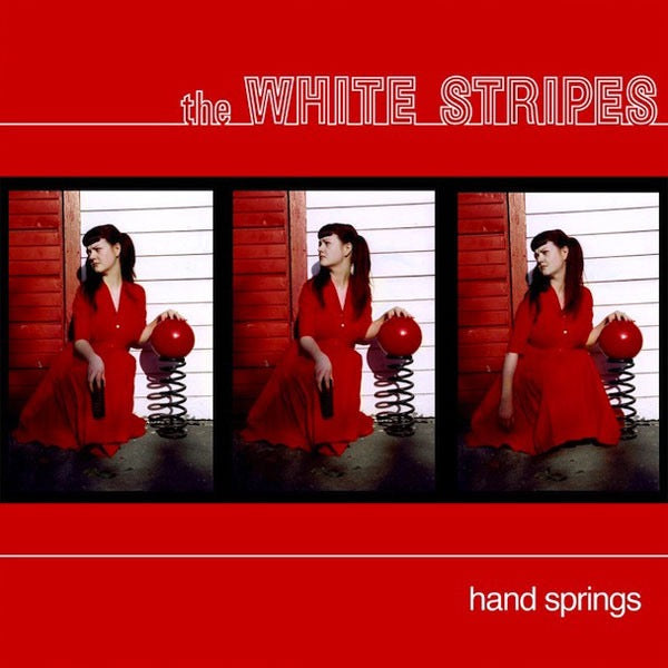 Image of Front Cover of 7" - VG+/VG - THE WHITE STRIPES, Hand Springs (Third Man Records; TMR 141, US 2012, Fold Over Sleeve, RSD 2012. Translucent Red Vinyl With Black Wisps), ,  - 4216021C