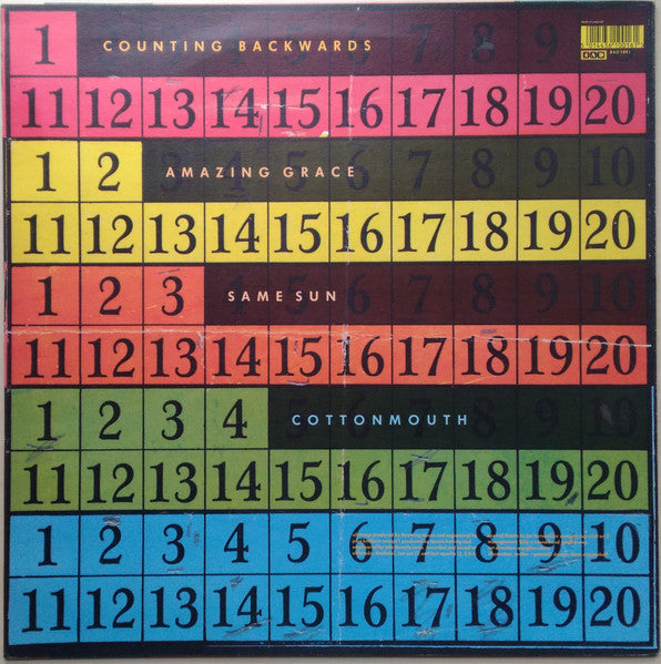 Image of Back Cover of 12" EP - VG+/VG+ - THROWING MUSES, Counting Backwards (4AD; BAD 1001, UK 1991), ,  - 4246005S