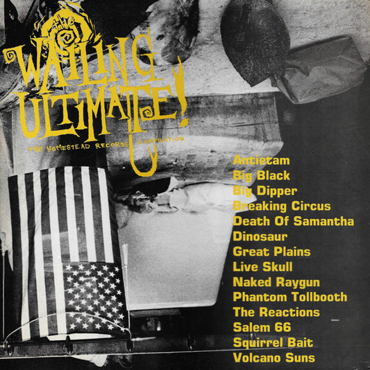 Image of Front Cover of LP - VG+/VG+ - VARIOUS, The Wailing Ultimate! (The Homestead Records Compilation) (Homestead Records; HMS079, USA & Europe 1987, Gatefold, Red/Black Labels, Dinosaur Jr, Big Black, Squirrel Bait...), ,  - 4246007S