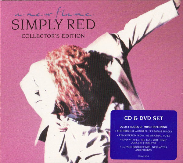Image of Front Cover of 2xCD - VG+/VG+ - SIMPLY RED, A New Flame (Rhino Records; 2564-69507-9, Europe 2008, Triple Digipak), Slight indents on card cover. Very slight marks on disc 1.,  - 4236019E
