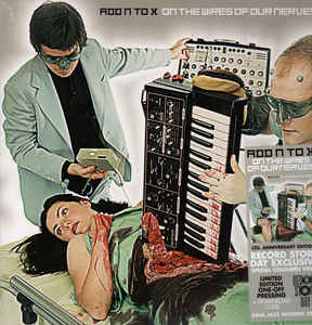 Image of Front Cover of 2xLP - VG+/VG+ - ADD N TO X, On The Wires Of Our Nerves (Soul Jazz Records  ; SJRLP470, UK 2021 Reissue, 2 Company Inners, Silver Vinyl), Still In Opened Shrinkwrap With Hype Sticker,  - 4246010S