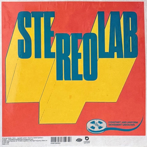 Image of Back Cover of 7" - EX/EX - STEREOLAB, Fed Up With Your Job? / Constant And Uniform Movement Unknown (Duophonic Ultra High Frequency Disks; D-UHF-D48, USA & Europe 2025, Limited To 3000), Still In Opened Shrinkwrap,  - 4216027C