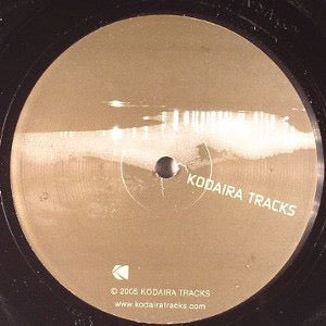 Image of Back Cover of 12" EP - VG/G+ - D'KAWA, Kurokin EP (Kodaira Tracks; KODAIRA 03, Japan 2005, Die Cut Company Sleeve), Light hairlines.,  - 4216050C