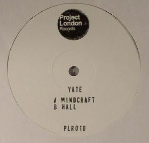 Image of Back Cover of 12" EP - VG/VG - YATE, Mindcraft (Project London Records; PLR010, UK 2016, Picture Sleeve), Faint hairlines.,  - 4216092C