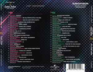 Image of Back Cover of 2xCD - VG+/VG+ - VARIOUS, Very Best Of Eurovision Song Contest - A 60th Anniversary (Universal Music Austria; 536015 5, Europe 2015, Jewel Case), ,  - 4236022E