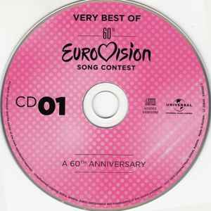 Image of Label Cover of 2xCD - VG+/VG+ - VARIOUS, Very Best Of Eurovision Song Contest - A 60th Anniversary (Universal Music Austria; 536015 5, Europe 2015, Jewel Case), ,  - 4236022E