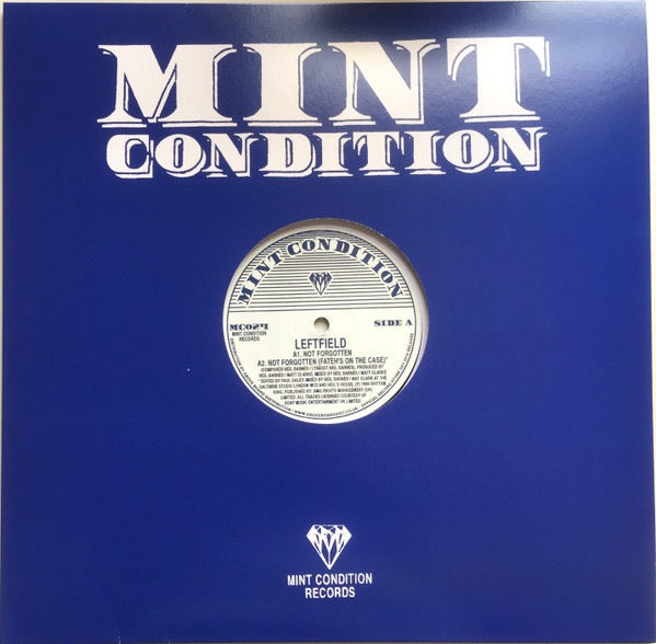 Image of Front Cover of 12" EP - VG/VG - LEFTFIELD, Not Forgotten (Mint Condition; MC024, UK 2019 Reissue, Company Sleeve, Record Store Day), Light creasing to sleeve., A1		Not ForgottenA2		Not Forgotten (Fateh's On The Case)B1		Not Forgotten (Dub)B2		Not Forgotten (Hard Hands Remix) - 4216097C