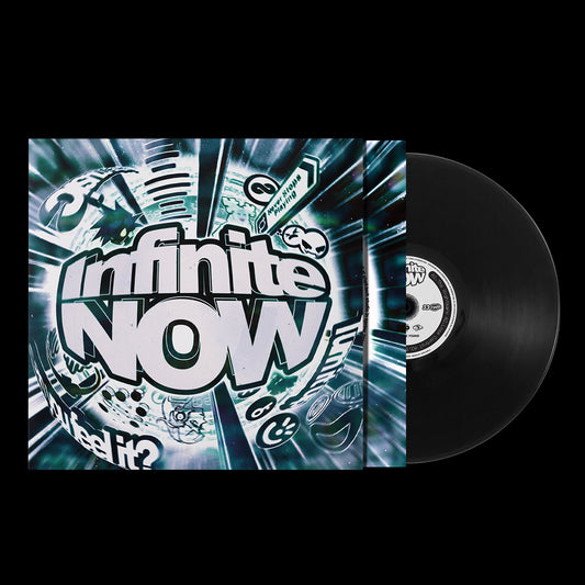 Image of Front Cover of LP - NEW/NEW - TWO SHELL, Infinite Now (Young; YO509LP, UK 2026, Hype Sticker), , Following their acclaimed 2024 debut, UK electronic duo Two Shell return with Infinite Now, a reminder of the fundamental power of dance music, the sugar-rush of abandon that comes when you lose yourself to it all and remain in the moment. It�s a celebration of the basic reason that dance music exists: instead of asking listeners to understand what�s happening and make sense of it, Infinite Now asks the