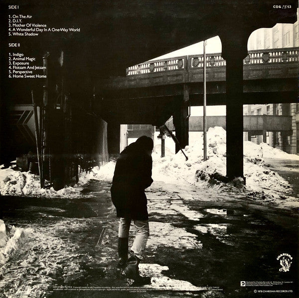 Image of Back Cover of LP - VG/VG - PETER GABRIEL, Peter Gabriel (Charisma; CDS 4013, UK Reissue, Inner), ,  - 4226027E