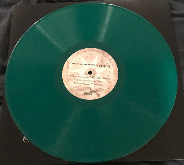 Image of Label Cover of LP - VG+/VG - FIELDS OF THE NEPHILIM, Elizium (Beggars Arkive; BBQ 2183 LP, UK 2020, Inner, 180g Green Vinyl), ,  - 4126487E