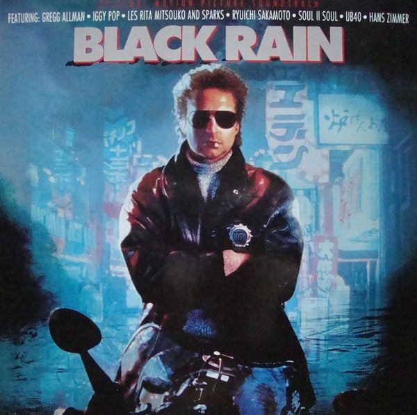 Image of Front Cover of LP - VG/VG - VARIOUS, Black Rain (Original Motion Picture Soundtrack) (Virgin; V 2607, Europe 1989), ,  - 4246122S