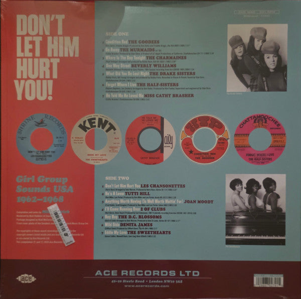 Image of Back Cover of LP - EX/EX - VARIOUS, Don't Let Him Hurt You! Girl Group Sounds USA 1962-1968 (Ace; CHD 1650, UK 2026), ,  - 4126489E