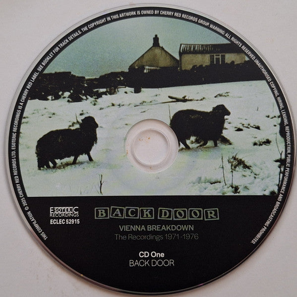 Image of Label Cover of 5xCD - VG+/VG+ - BACK DOOR, Vienna Breakdown - The Recordings 1971 - 1976 (Esoteric Recordings; ECLEC52915, UK 2025, Box Set, Booklet), ,  - 4236052E