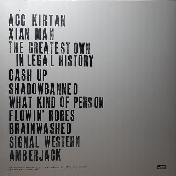 Image of Back Cover of LP - VG+/EX - STEPHEN J. MALKMUS, Traditional Techniques (Domino; WIGLP471X, Europe 2020, Insert), ,  - 4126408E