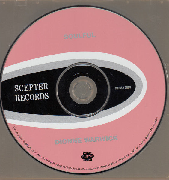 Image of Label Cover of CD - VG+/VG+ - DIONNE WARWICK, Soulful (Rhino Handmade; RHM2 7838, US 2003, Slipcase), ,  - 4236053E