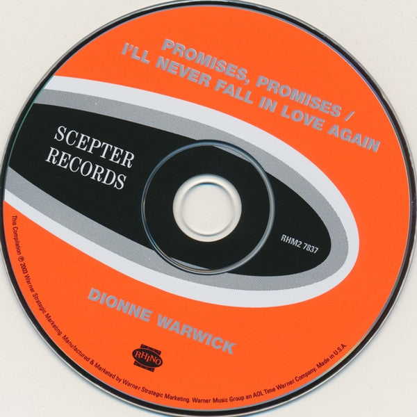 Image of Label Cover of CD - VG+/EX - DIONNE WARWICK, Promises, Promises / I'll Never Fall In Love Again (Rhino Handmade; RHM2 7837, US 2003, Slipcase), ,  - 4236055E