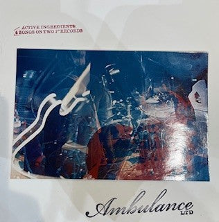 Image of Front Cover of 2x7" - VG+/VG - AMBULANCE LTD, Active Ingredients: 4 Songs On Two 7" Records (TVT Records; 5024545320473, UK 2004, Fold Over Sleeve With Photo , Limited Edition Numbered), ,  - 4216168C