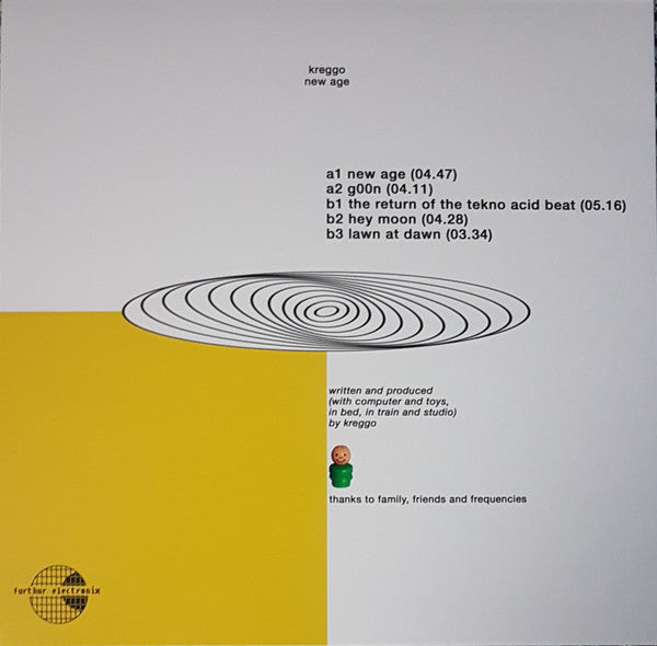 Image of Back Cover of 12" - VG/VG+ - KREGGO, New Age (Furthur Electronix; FE 036, UK 2020), ,  - 4246143S