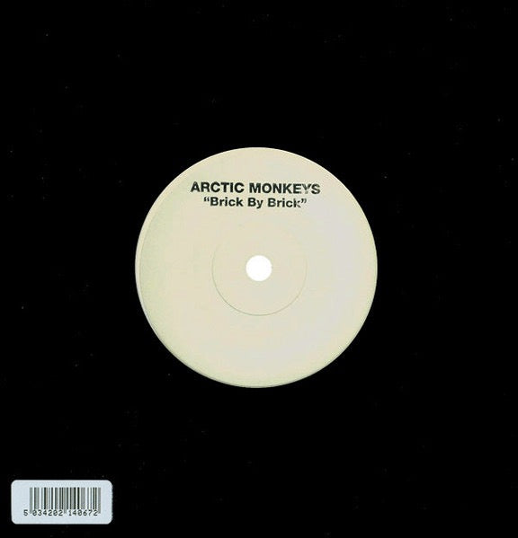 Image of Back Cover of 7" - VG/VG - ARCTIC MONKEYS, Don't Sit Down 'Cause I've Moved Your Chair (Domino; RUG406, UK 2011, Barcode Stickered Black Card Sleeve, RSD 2011. Limited To 3000), Large sticker mark on front of sleeve. Storage marks on vinyl.,  - 4216246C
