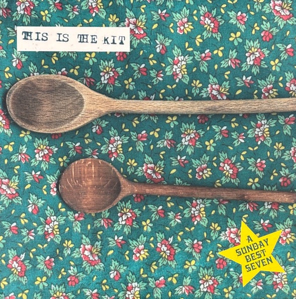 Image of Front Cover of 7" - VG+/G+ - THIS IS THE KIT, Two Wooden Spoons (Sunday Best Recordings; sbests37, UK 2006, Picture Sleeve), Lots of marks on vinyl, mostly from storage.,  - 4216249C