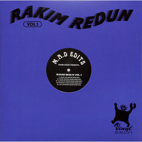 Image of Front Cover of 12" - VG+/VG+ - RAKIM UNDER, Rakim Redun Vol.1 (M.A.D EDITS; MADE005, UK 2023), ,  - 4246151S