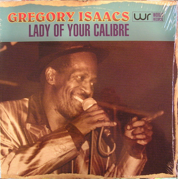 Image of Front Cover of 12" - VG/VG+ - GREGORY ISAACS, Lady Of Your Calibre (World Records; WRLP013, UK 1995), ,  - 4246153S