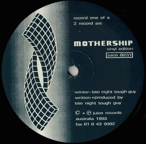 Image of Front Cover of 12" - /G - HMC / LATE NIGHT TOUGH GUY, Mothership (Juice Records; JUICE007/1, Australia 1993), Extensively hairlined and marked on both sides., A	HMC*�	M76:18B	Late Night Tough Guy*�	Winter7:52 - 4216205C