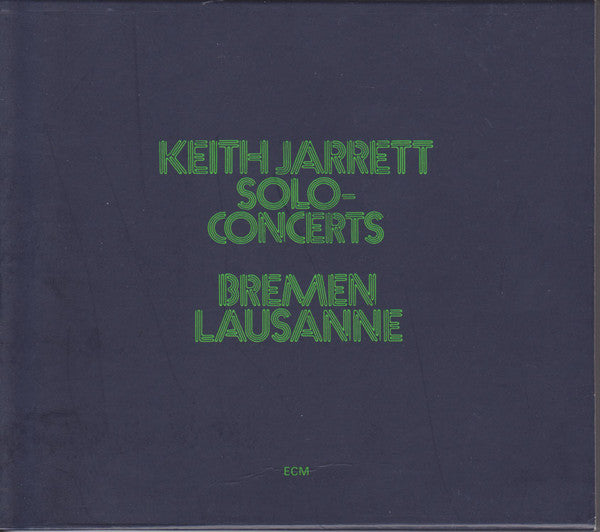 Image of Front Cover of 2xCD - VG+/VG+ - KEITH JARRETT, Solo Concerts Bremen / Lausanne (ECM Records; ECM 1035-37, Germany , Jewel Case), ,  - 4136064E