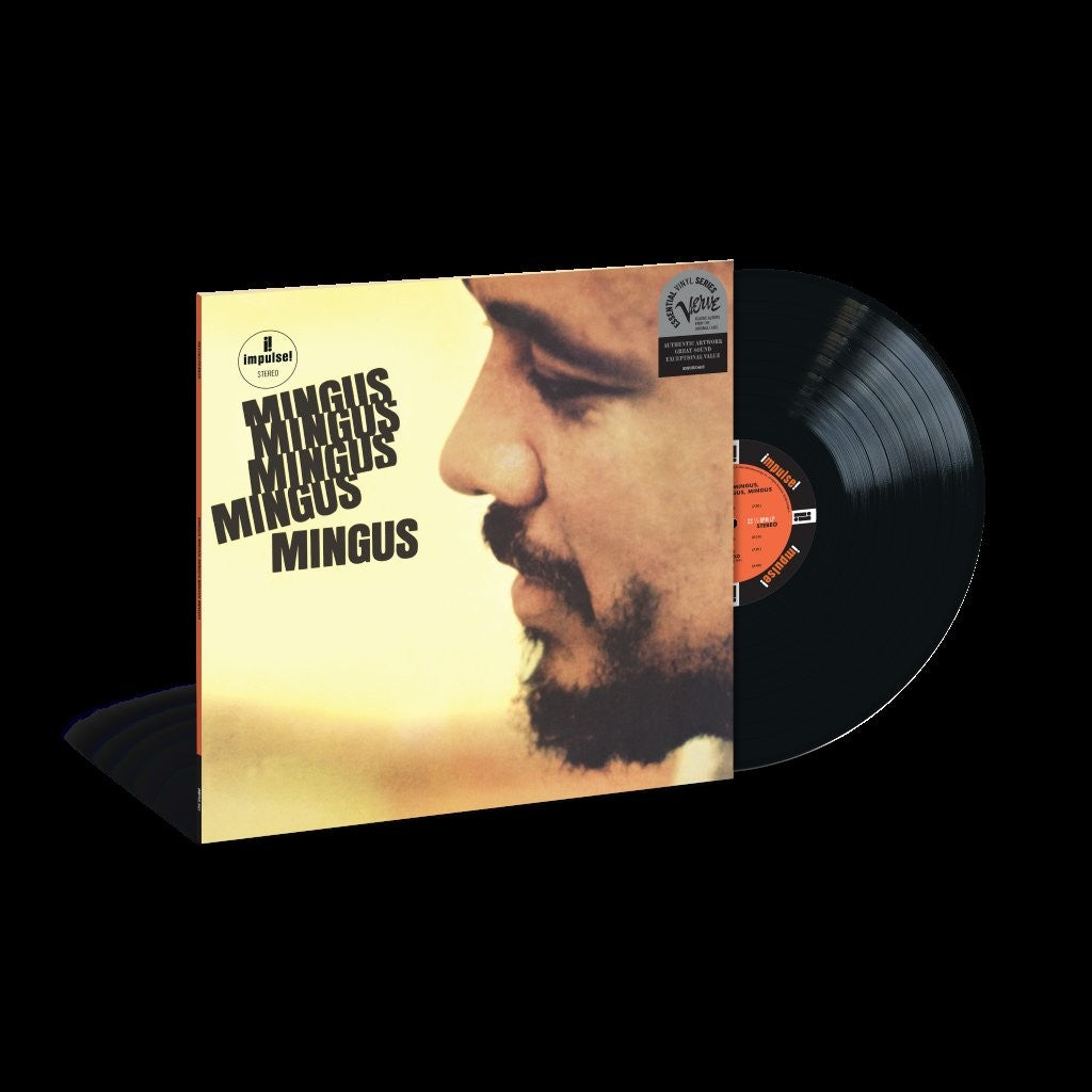 Image of Front Cover of LP - NEW/NEW - CHARLES MINGUS, Mingus Mingus Mingus Mingus Mingus (Essential Vinyl Series) (Verve; 6100482, UK 2026 Reissue, Black Vinyl), , Say it as many times as you'd like: one of Charles Mingus' last great works as a bandleader is a must-hear, no matter how familiar you are with his extraordinary songbook. 1964's Mingus Mingus Mingus Mingus Mingus, released on the Impulse! label, featured the beloved bassist leading a series of brass-heavy ensembles through some of the most nota