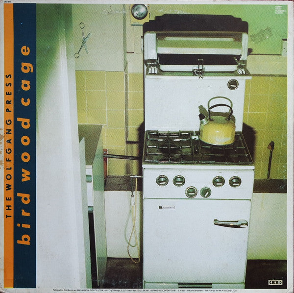 Image of Back Cover of LP - VG+/VG+ - THE WOLFGANG PRESS, Bird Wood Cage (4AD; 670.9013, Brazil 1989), ,  - 4226089E