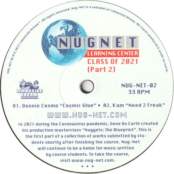 Image of Front Cover of 12" - VG+/VG+ - VARIOUS, Nug-Net Class of 2021 Part 2 (Nug-Net; NUG-NET-02, Germany 2022, Company Sleeve), ,  - 4246234S