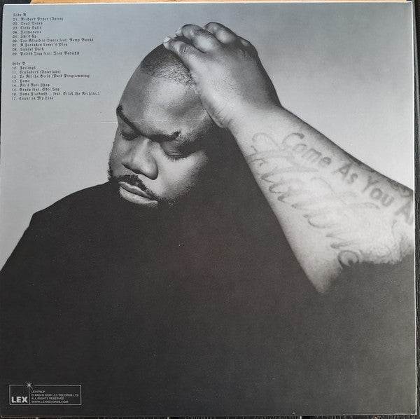 Image of Back Cover of LP - VG+/VG+ - CHUCK STRANGERS, A Forsaken Lover's Plea (Lex Records; LEX170LP,  2024, Postcard, Limited Edition Bottle Green vinyl), ,  - 4226167E