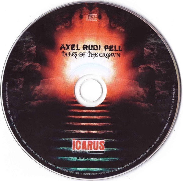 Image of Label Cover of CD - VG+/VG+ - AXEL RUDI PELL, Tales Of The Crown (Icarus Music; ICARUS 535, Argentina 2009 Reissue, Jewel Case), ,  - 4236077E