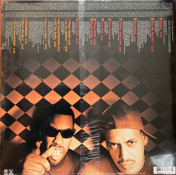Image of Back Cover of LP - VG/G+ - THE BEATNUTS, Stone Crazy (Relativity; 88561-1508-1, US ), ,  - 4226168E