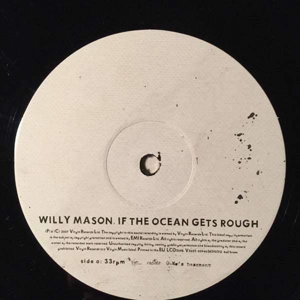 Image of Label Cover of LP - EX/VG+ - WILLY MASON, If The Ocean Gets Rough (Virgin; V3029, UK 2007, Inner), ,  - 4216227C