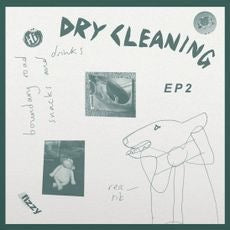 Image of Front Cover of LP - EX/VG+ - DRY CLEANING, Boundary Road Snacks And Drinks & Sweet Princess (It's OK; OK002, UK & Europe 2024 Reissue, Inner, Blue Vinyl), Still In Opened Shrinkwrap With Hype Sticker,  - 4216309C