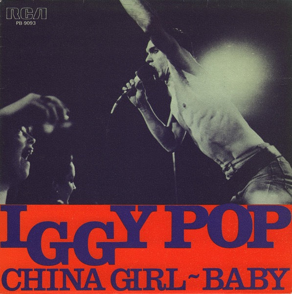 Image of Front Cover of 7" - VG+/VG+ - IGGY POP, China Girl / Baby (RCA Victor; PB 9093, Spain 1977, Picture Sleeve), Strong VG+,  - 4226125E