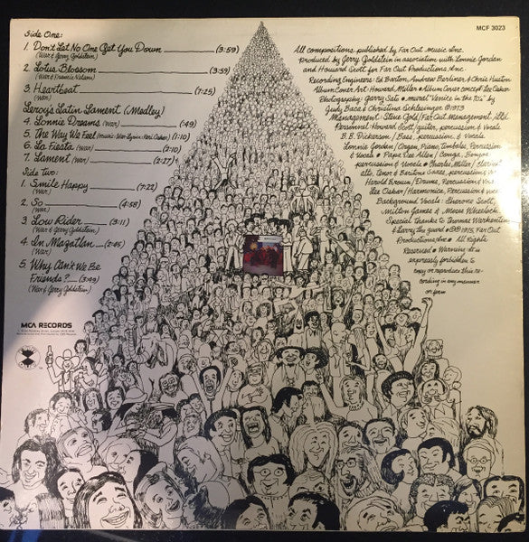Image of Back Cover of LP - VG+/VG+ - WAR, Why Can't We Be Friends? (MCA Records; MCF 3023, UK 1979, Laminated sleeve), ,  - 4246185S