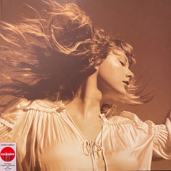 Image of Front Cover of 3xLP - VG/VG - TAYLOR SWIFT, Fearless (Taylor's Version) (Republic Records; B0033582-01, US 2021, Triple Gatefold, Opaque Red ), Side D has lots of light marks. Sleeve has a small stain & is slightly worn.,  - 4216313C